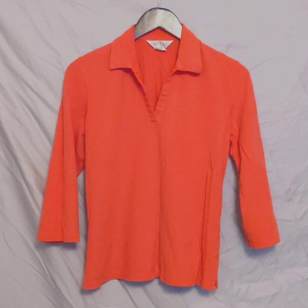 Northern Reflections 3/4 Sleeve V-neck Top